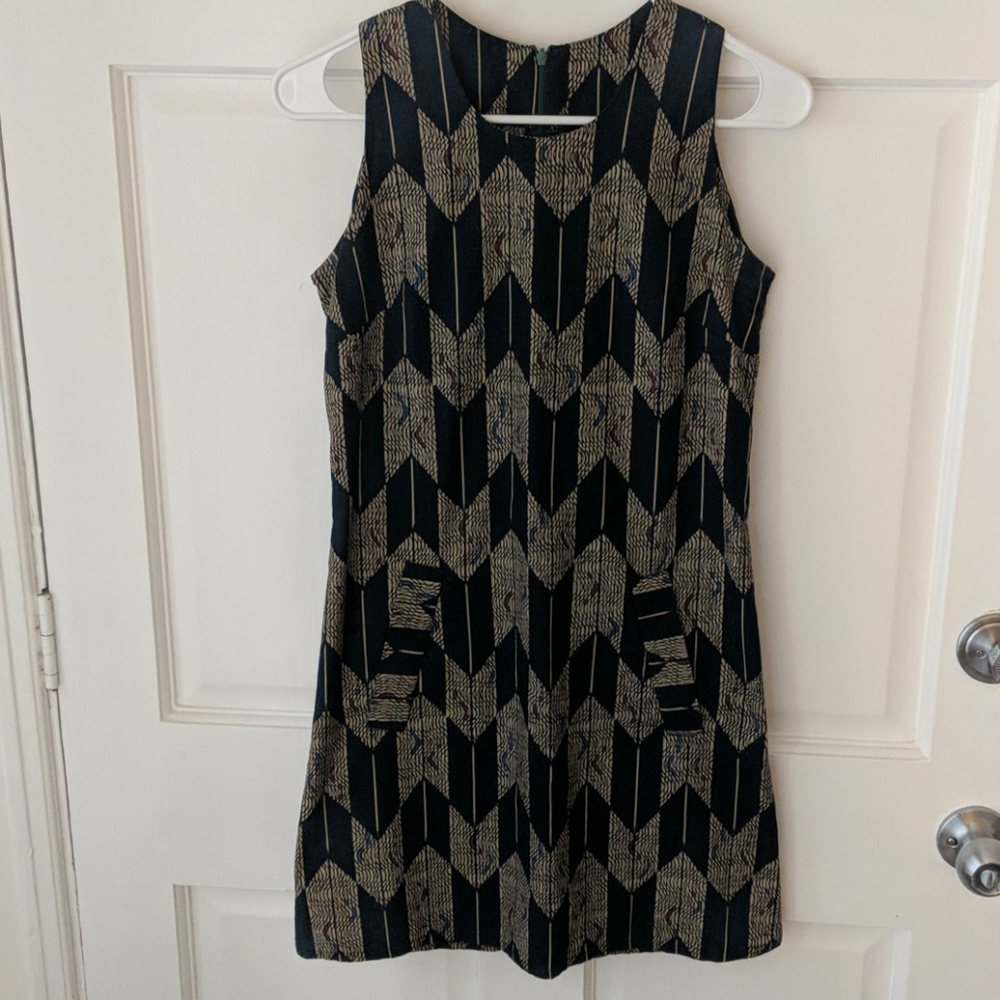 Matrushka Construction Deco 60's Mini Dress